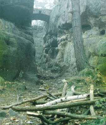 Vstup do těla paláce -1992