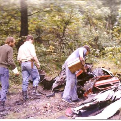 Třídění železného šrotu -Stráž studánky - 05/1994